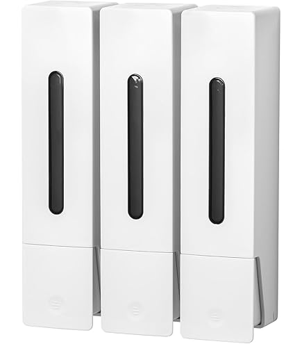 Amazon｜simplehuman ウォールマウントポンプ 444ml×3 トリプル BT1029